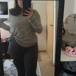 Fabletics Grey & Black Mesh Leggings